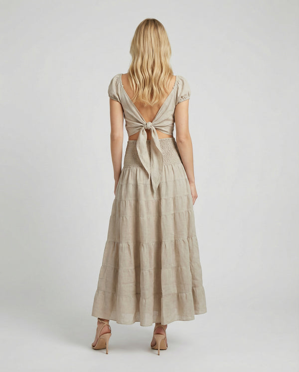 Bolero Susy Palloncino Linen Top