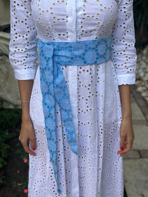 Eyelet Linen Belt by Marina St Barth from Marina St Barth