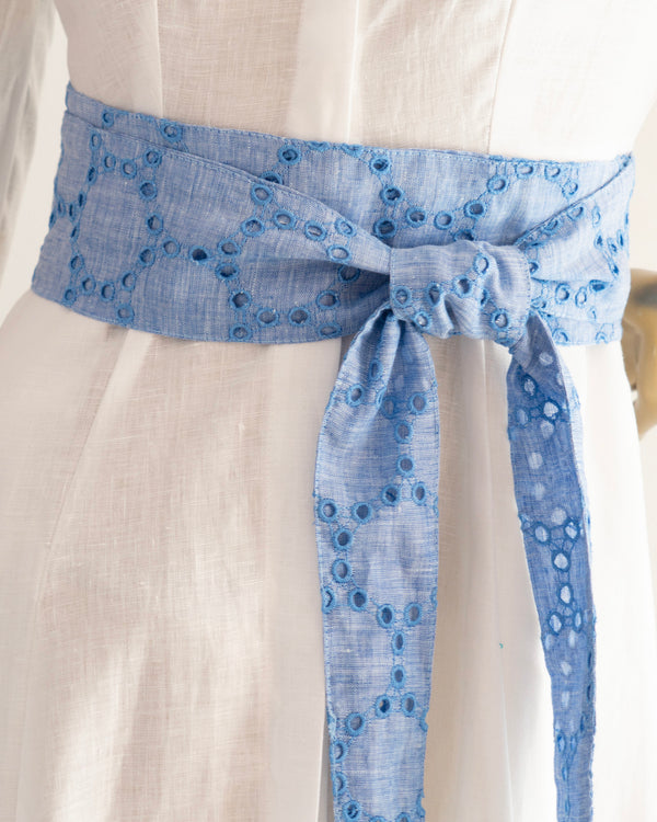 Eyelet Linen Belt by Marina St Barth from Marina St Barth
