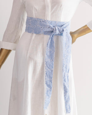 Eyelet Linen Belt by Marina St Barth from Marina St Barth