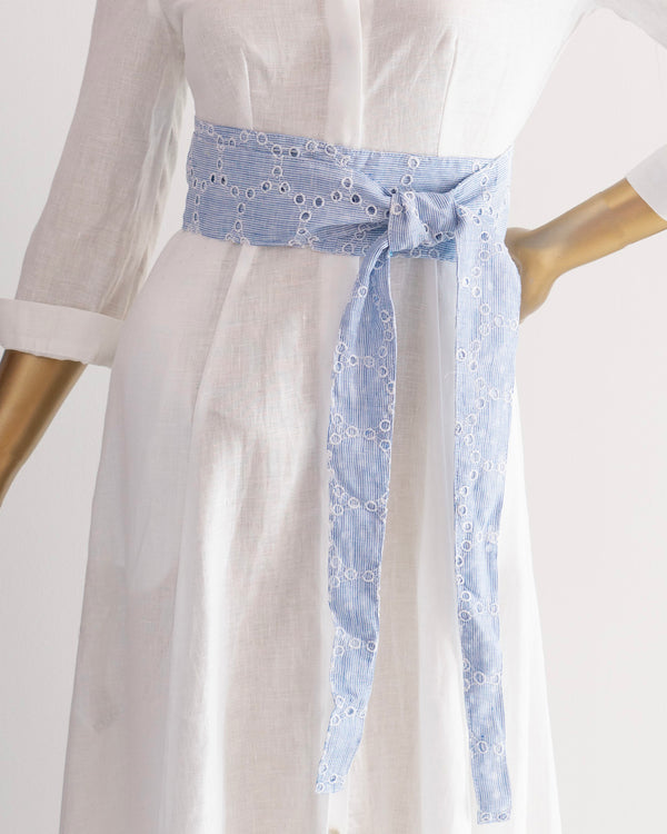 Eyelet Linen Belt by Marina St Barth from Marina St Barth