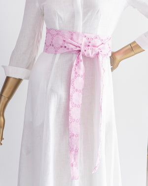 Eyelet Linen Belt by Marina St Barth from Marina St Barth