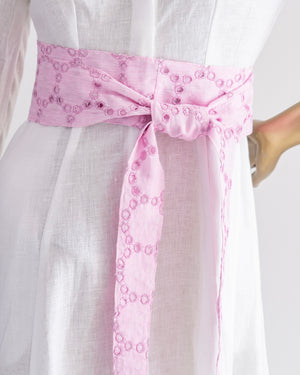 Eyelet Linen Belt by Marina St Barth from Marina St Barth