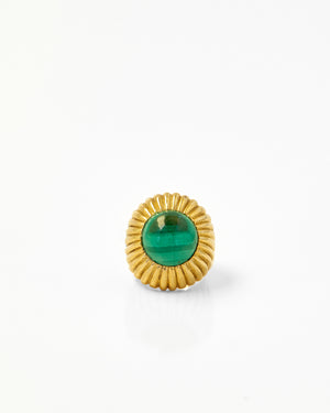 Tay Malachite Set Begum Ring by Tay from Marina St Barth