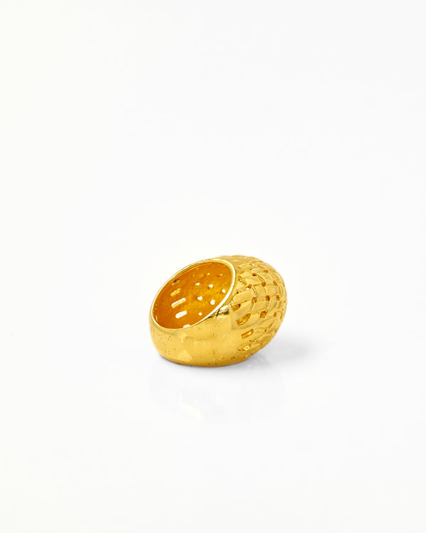 Tay Basketweave Bombe Ring by Tay from Marina St Barth