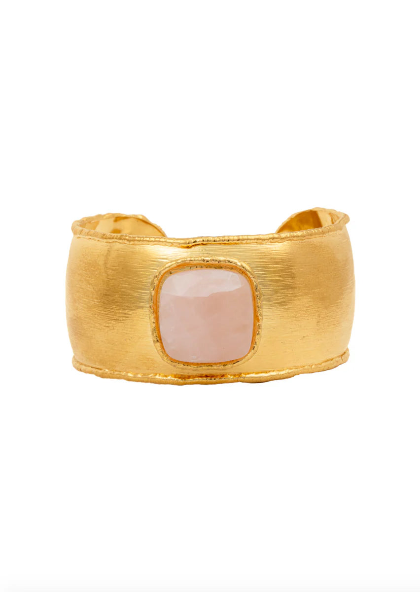 Sylvia Mirage Pink Quartz Cuff