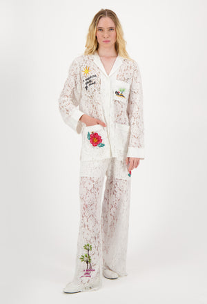 Me369 Eli Lace Shirt by Me 369 from Marina St Barth