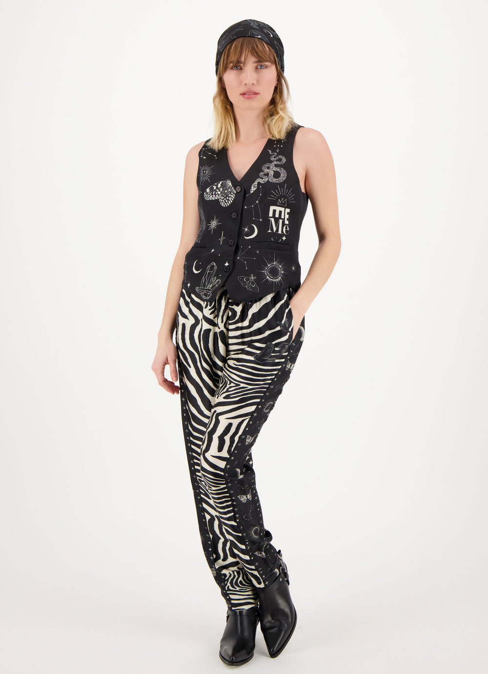 Me369 Ember Black Magic Track Pant by Me 369 from Marina St Barth