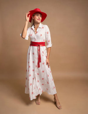 Shirt Dress New Style Linen