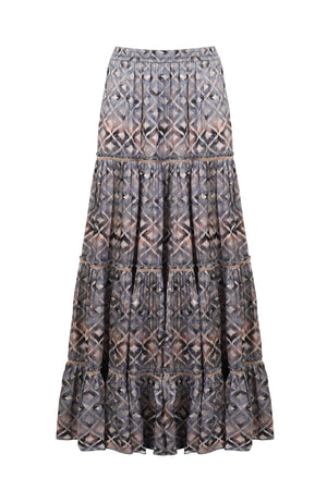 Marlea Marine Maxi Skirt Silk by Marlea from Marina St Barth