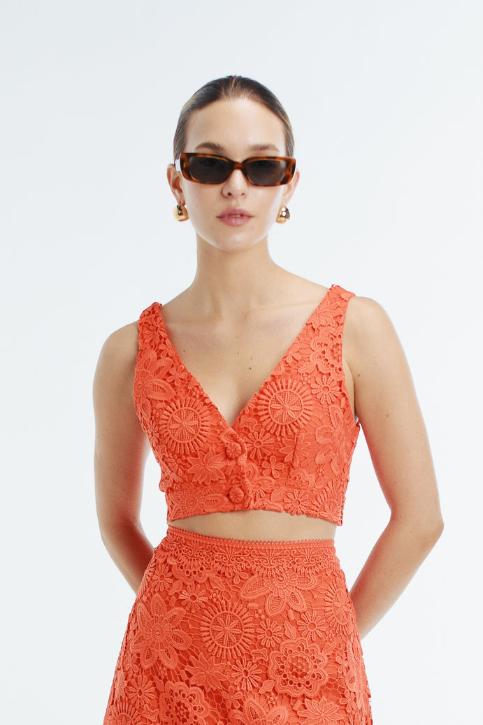 Iona Top Guipure by Waimari from Marina St Barth