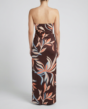 Fern Tube Ruched Maxi Dress by Rococo & Sand from Marina St Barth