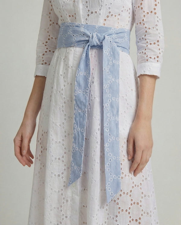 Eyelet Linen Belt by Marina St Barth from Marina St Barth