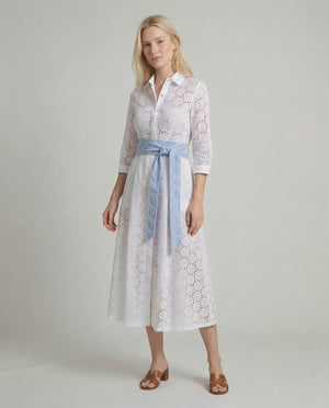 Eyelet Linen Belt by Marina St Barth from Marina St Barth