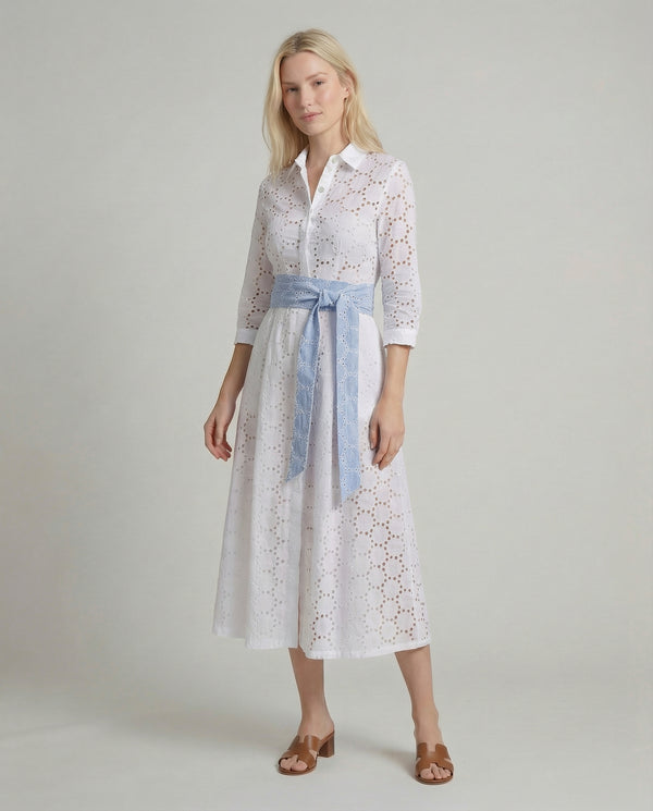 Eyelet Linen Belt by Marina St Barth from Marina St Barth