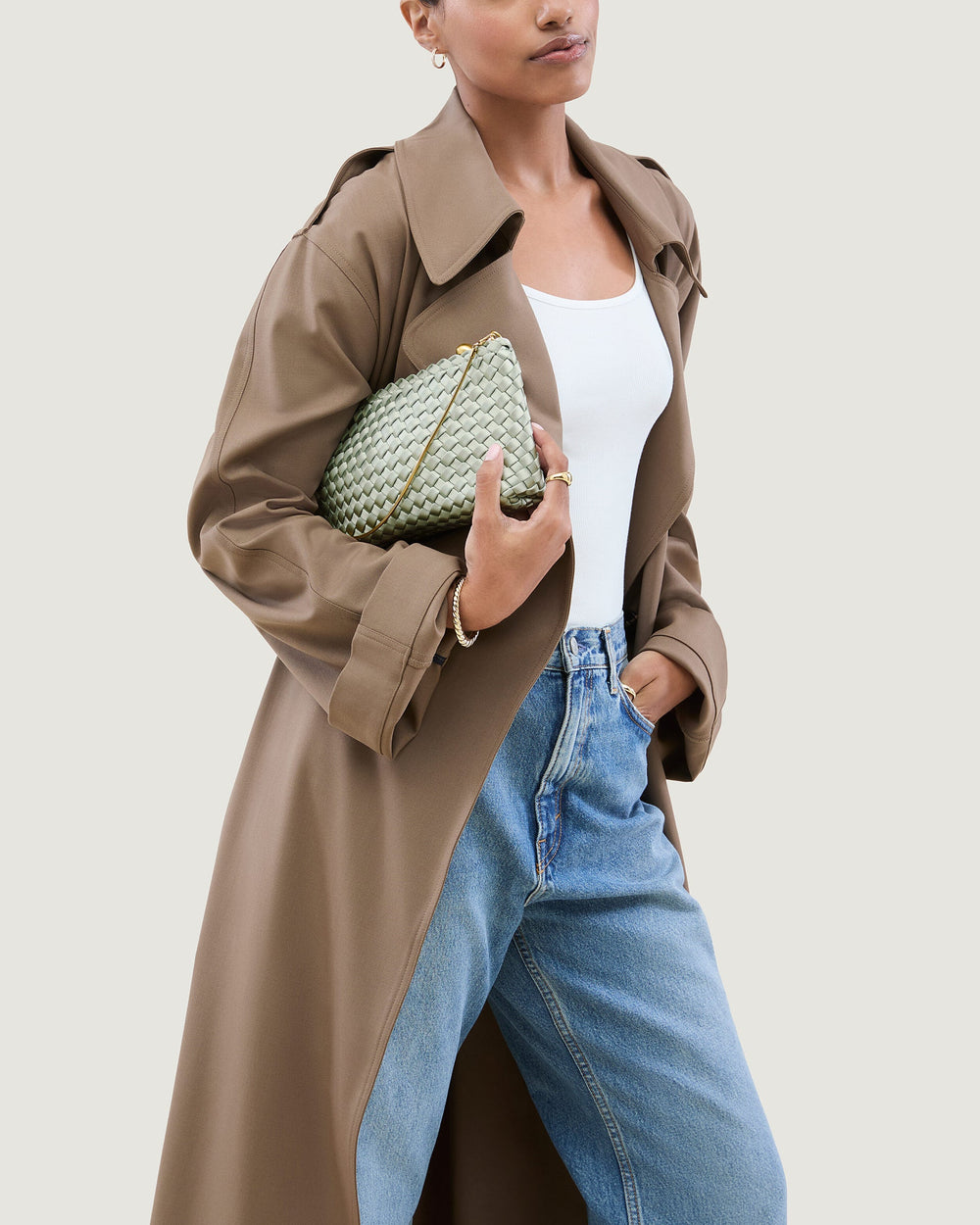 Naghedi Gala Medium Clutch Satin