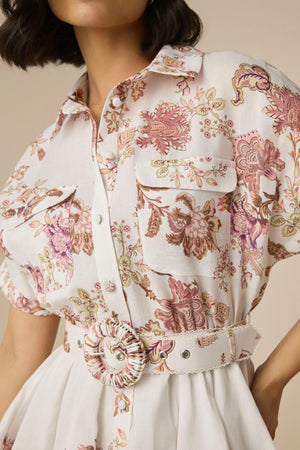 Hemant Diza Short Dress by Hemant & Nandita from Marina St Barth