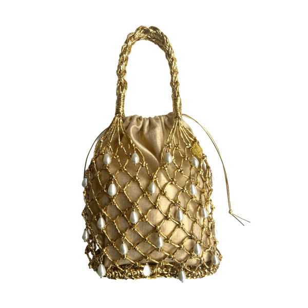 Helene Bag with Pearls by Y'AM CAPRI from Marina St Barth
