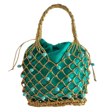 Helene Bag with Pearls by Y'AM CAPRI from Marina St Barth