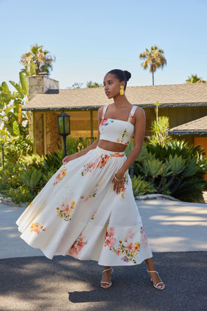 Hemant & Nandita Saba Midi Skirt by Hemant & Nandita from Marina St Barth