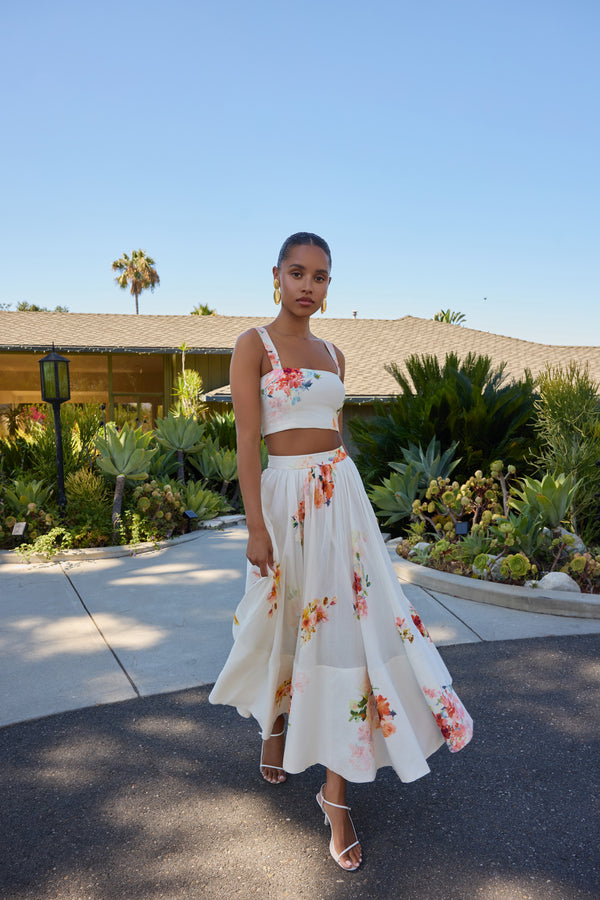 Hemant & Nandita Saba Midi Skirt by Hemant & Nandita from Marina St Barth