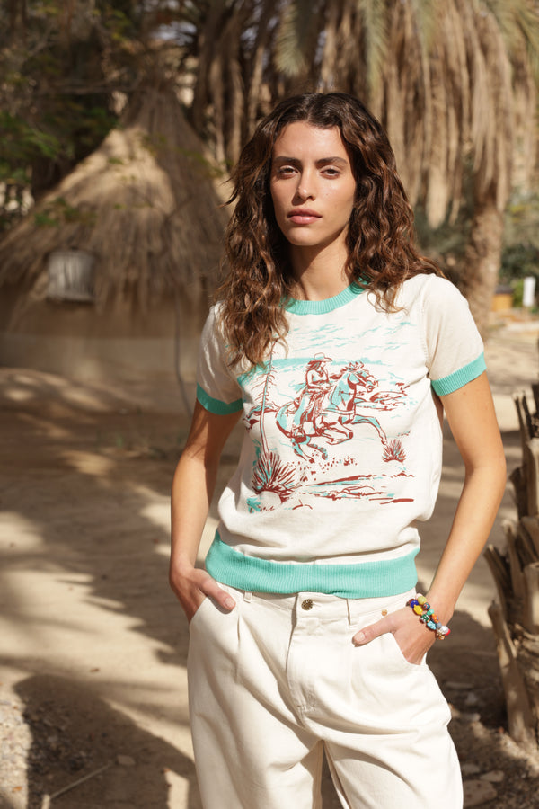 Me 369 Nora Knit Top by Me 369 from Marina St Barth