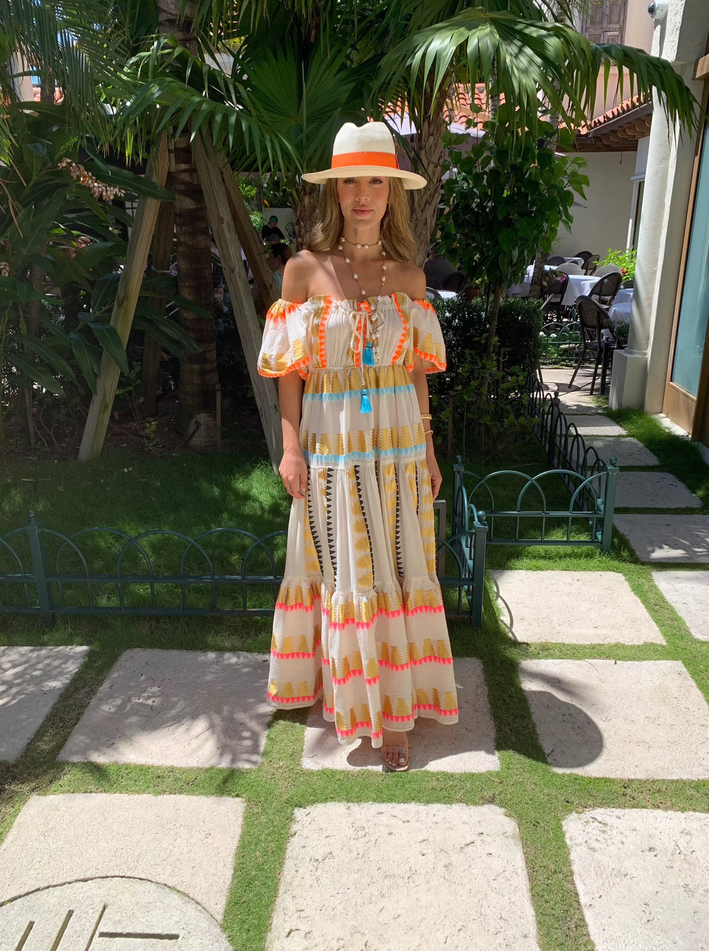 Greek  Off Shoulder Dress by Nema from Marina St Barth