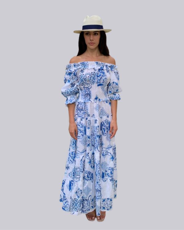 Positano Zoe Long Dress by Luisa Positano from Marina St Barth