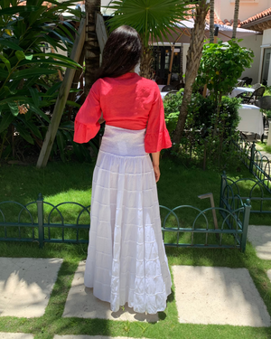 Bolero Nodo Centrale Linen Top by Marina St Barth from Marina St Barth