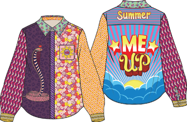 Me369 Isabel Twisted Love Shirt by Me 369 from Marina St Barth