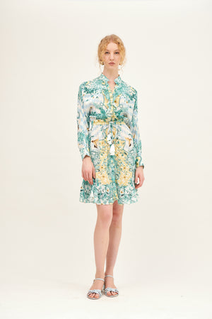 Kore’ Short dress long sleeves with ruffle by Kore from Marina St Barth