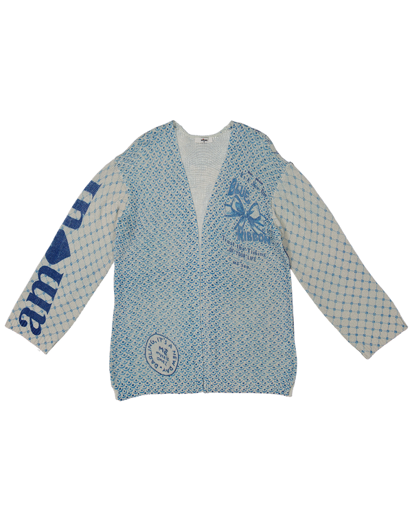 Me369 Victoria Amalfi Linen Printed Cardigan by Me 369 from Marina St Barth