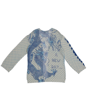 Me369 Victoria Amalfi Linen Printed Cardigan by Me 369 from Marina St Barth