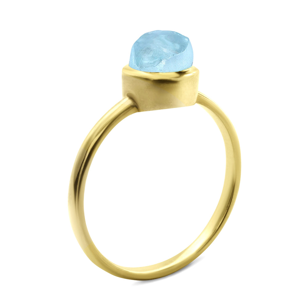 Aquamarine Stackable Ring by Lassanai from Marina St Barth