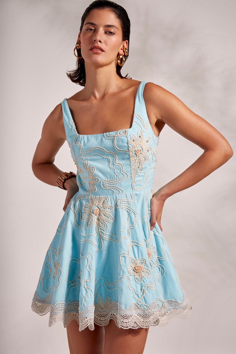 Waimari Lamai Mini Dress Blue by Waimari from Marina St Barth