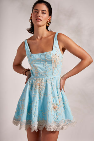 Waimari Lamai Mini Dress Blue by Waimari from Marina St Barth