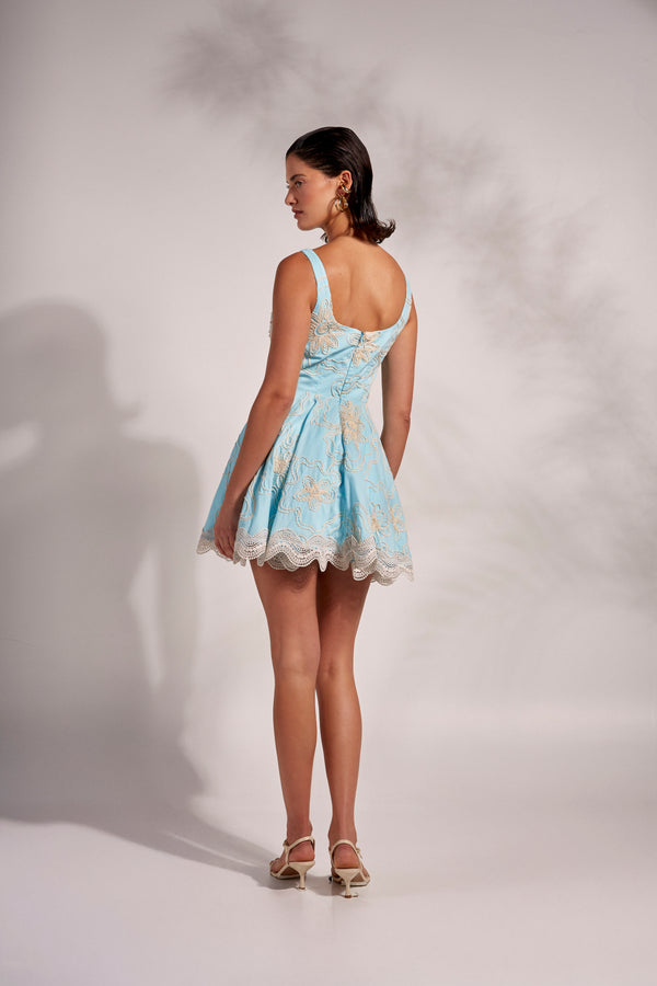 Waimari Lamai Mini Dress Blue by Waimari from Marina St Barth