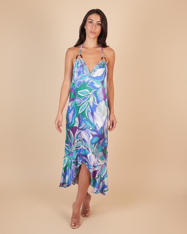 Vanita Rosa  Long Dress Nana Silk