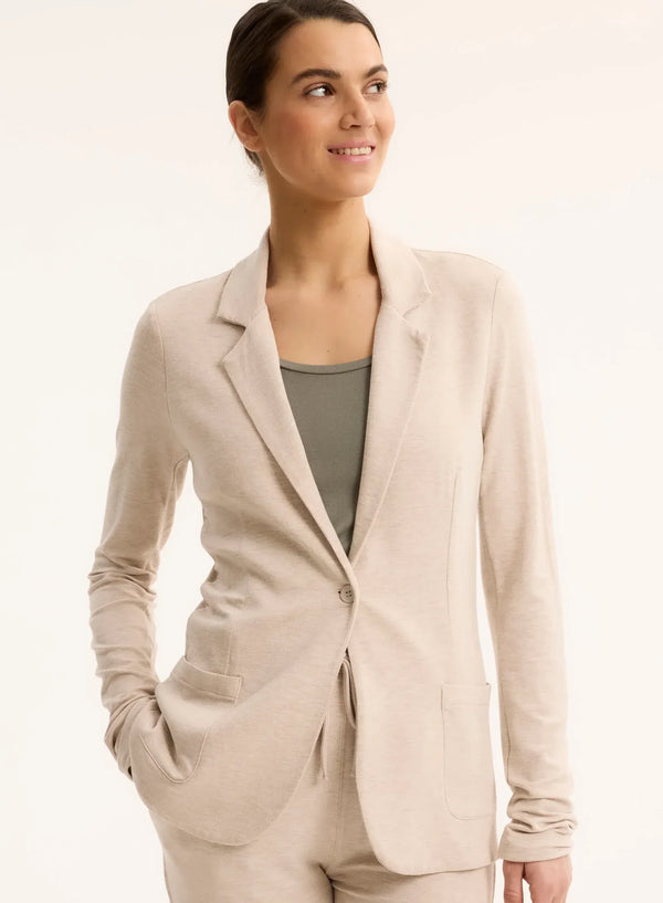 Majestic French Terry Looped One Button Blazer by Majestic Filature from Marina St Barth