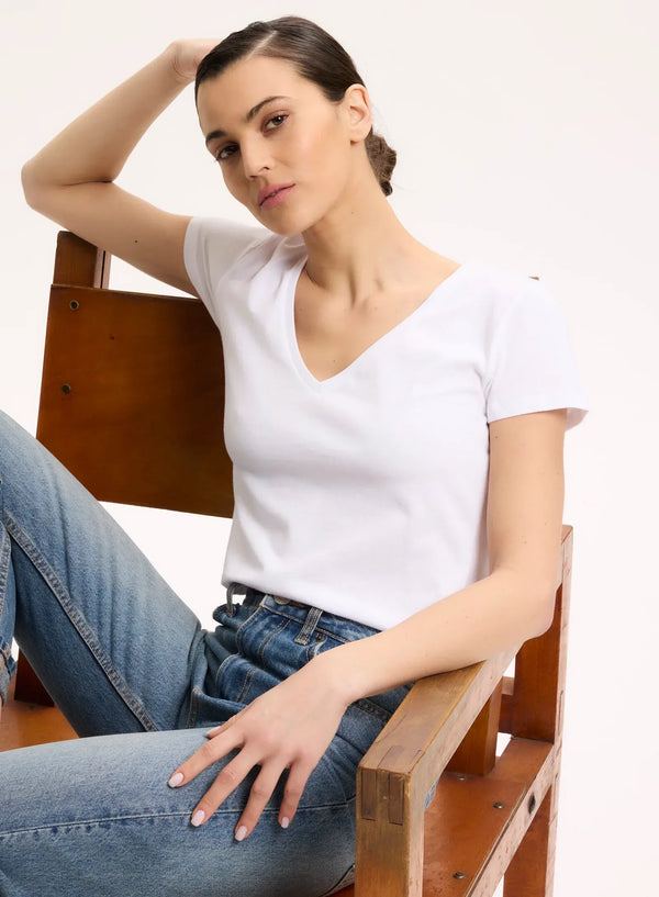 Majestic Soft Touch V-Neck by Majestic Filature from Marina St Barth
