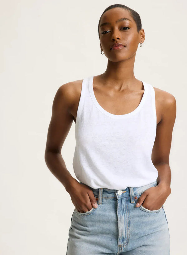 Majestic Stretch Linen Tank by Majestic Filature from Marina St Barth