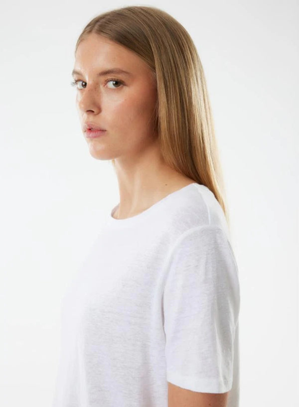 Majestic Stretch Linen Crewneck by Majestic Filature from Marina St Barth
