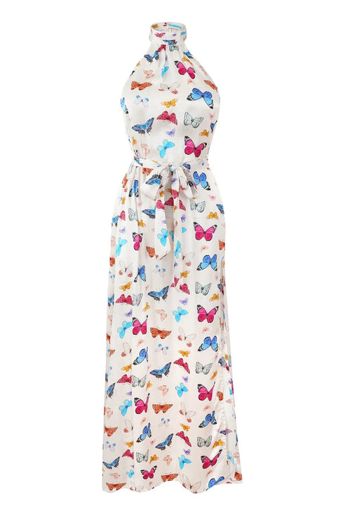 Marlea Chantal Dress Silk Butterfy by Marlea from Marina St Barth