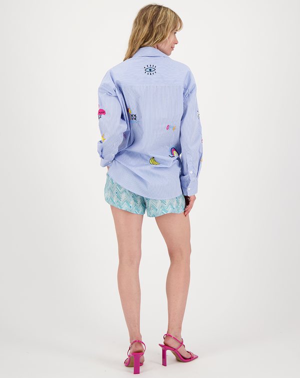 Me369 Madison Oversized Shirt by Me 369 from Marina St Barth