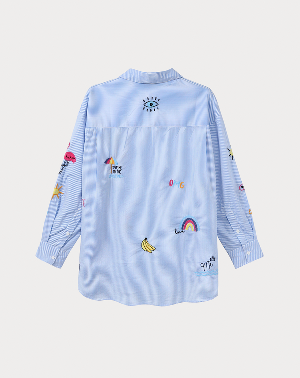 Me369 Madison Oversized Shirt by Me 369 from Marina St Barth