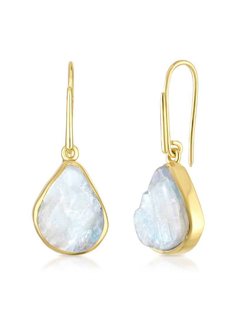 Lassanai Moonstone Teardrop Earrings by Lassanai from Marina St Barth