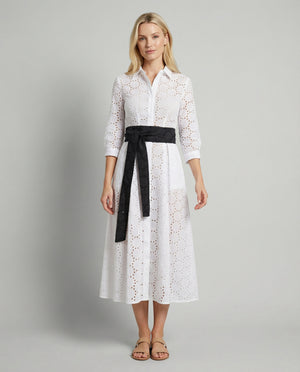 Eyelet Linen Belt by Marina St Barth from Marina St Barth