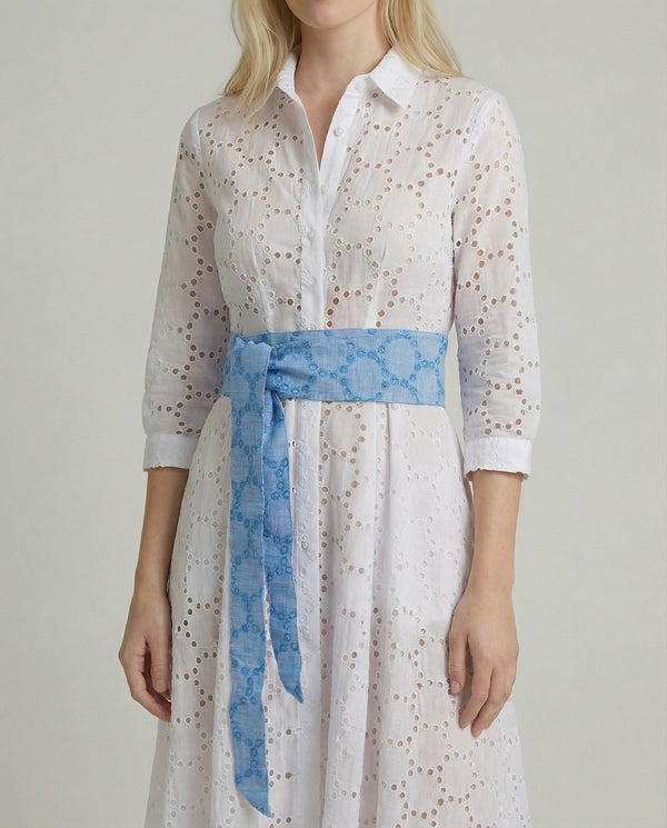Eyelet Linen Belt by Marina St Barth from Marina St Barth
