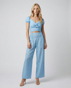 Bolero Susy Palloncino Linen Top