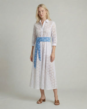 Eyelet Linen Belt by Marina St Barth from Marina St Barth